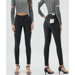 Μαύρο δερματίνη παντελόνι