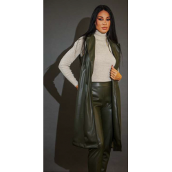 Δερματίνη γιλέκο με ανοίγματα