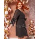 Μαύρο κρουαζέ φόρεμα Silky