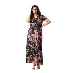 Εμπριμέ μάξι φόρεμα Just perfect