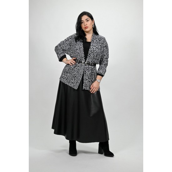 Μάξι δερματίνη φούστα