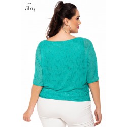 Μπλούζα Silky με ανοίγματα στους ώμους