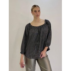 Μπλούζα με ιριδίζουσες παγιέτες