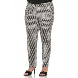 Ασπρόμαυρο παντελόνι Silky