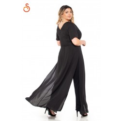 Μαύρη ολόσωμη φόρμα Sugar