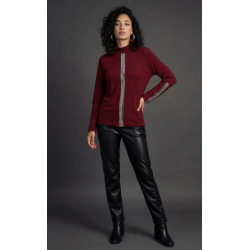 Μπλούζα με λεπτομέρειες λούρεξ