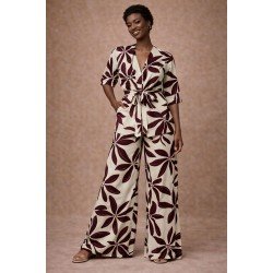 Δίχρωμο σετ κιμονό-παντελόνα