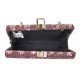 Clutchbag Verde με glitter και παγιέτα