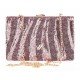 Clutchbag Verde με glitter και παγιέτα
