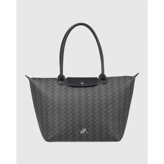 Δίχρωμη τσάντα ώμου Verde