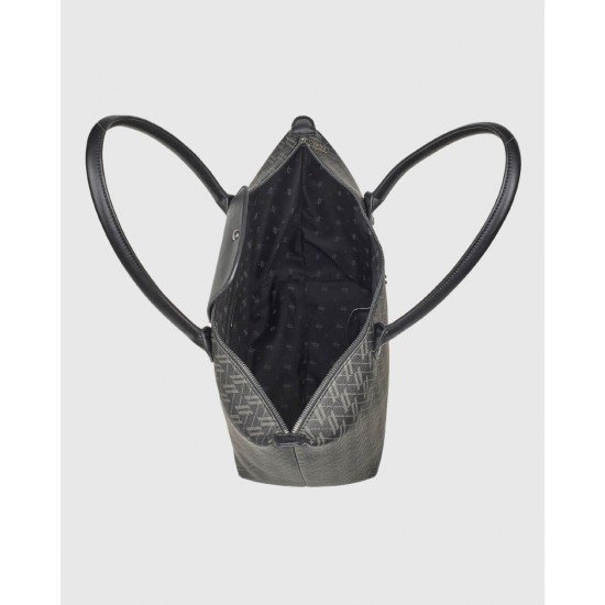 Δίχρωμη τσάντα ώμου Verde