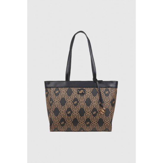 Δίχρωμη τσάντα ώμου Verde