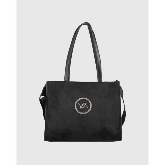 Μαύρη τσάντα ώμου Verde