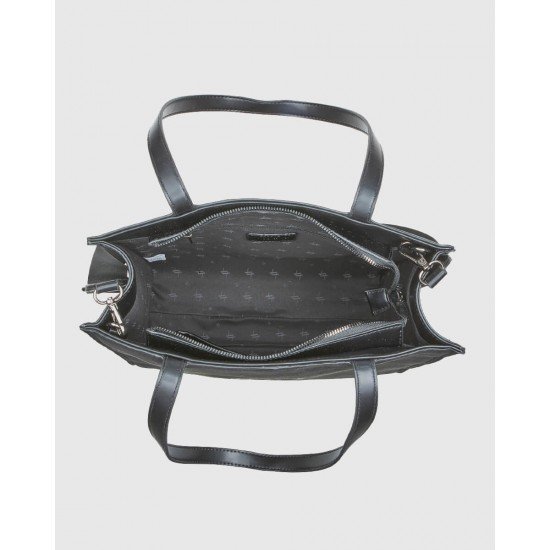 Μαύρη τσάντα ώμου Verde