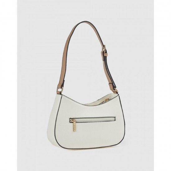 Verde Γυναικεία Τσάντα Ώμου 16-0008480 Εκρού