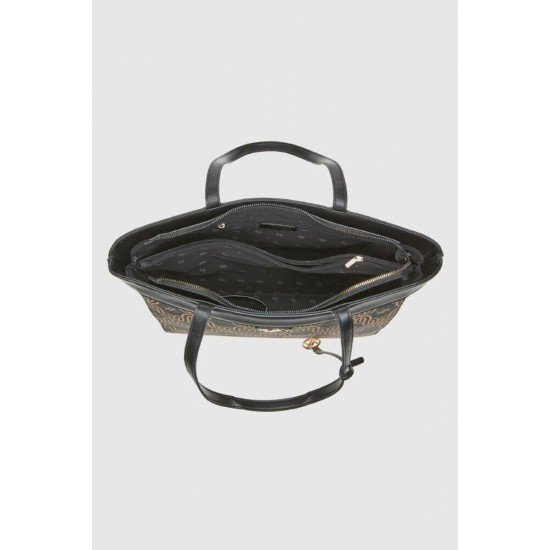 Δίχρωμη τσάντα ώμου Verde