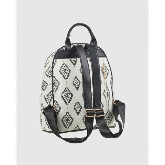 Εμπριμέ τσάντα πλάτης Verde