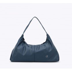 Μονόχρωμη τσάντα ώμου Axel