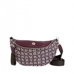 Δίχρωμη τσάντα μπανάνα Modissimo