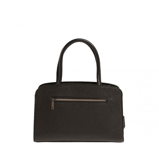 Μαύρη μεσαία τσάντα ώμου Modissimo