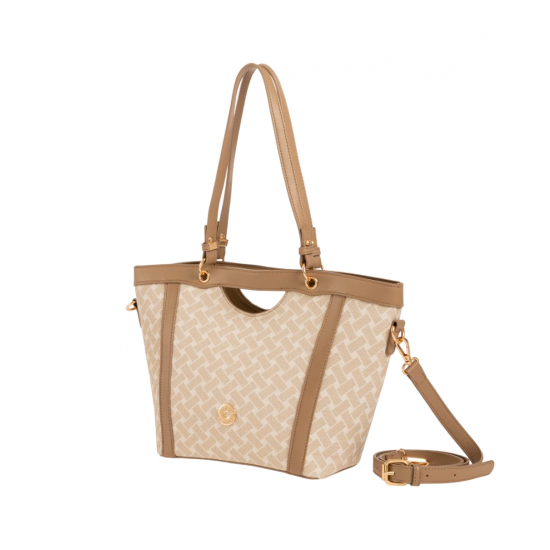 Δίχρωμη τσάντα ώμου Modissimo