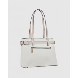 Verde Γυναικεία Τσάντα Ώμου 16-0008514 Εκρού