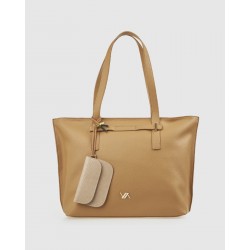 Verde Γυναικεία Τσάντα Ώμου 16-0008335 Κάμελ