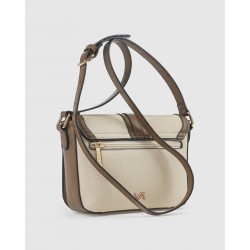 Verde Γυναικεία Τσάντα Χιαστί 16-0008430 Πουρου