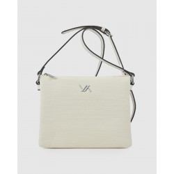 Verde Γυναικεία Τσάντα Χιαστί 16-0008498 Άσπρο