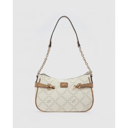 Verde Γυναικεία Τσάντα Ώμου 16-0008473 Εκρού