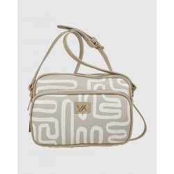 Verde Γυναικεία Τσάντα Χιαστί 16-0008393 Μπεζ
