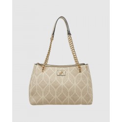 Verde Γυναικεία Τσάντα Ώμου 16-0008407 Εκρού