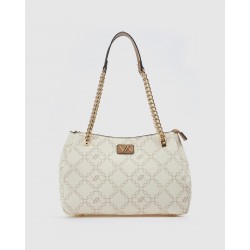 Verde Γυναικεία Τσάντα Ώμου 16-0008475 Εκρού