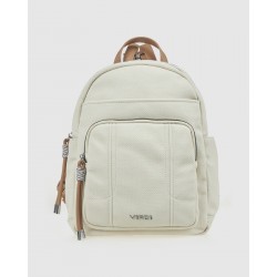 Verde Γυναικείο Σακίδιο Πλάτης 16-0008350 Εκρού