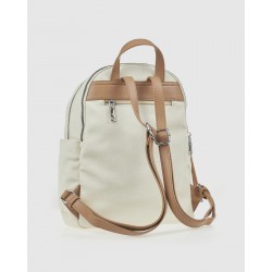 Verde Γυναικείο Σακίδιο Πλάτης 16-0008350 Εκρού