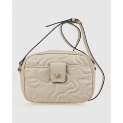 Verde Γυναικεία Τσάντα Χιαστί 16-0008362 Εκρού