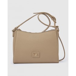 Verde Γυναικεία Τσάντα Χιαστί 16-0008455 Μπεζ