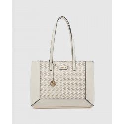 Verde Γυναικεία Τσάντα Ώμου 16-0008525 Εκρού